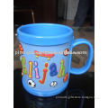 custom 3d soft pvc letter mug cup